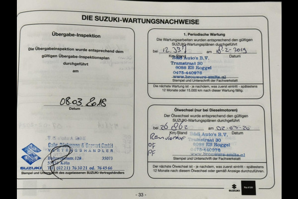 Suzuki Vitara 1.4 S Boosterjet Adaptive cruise Climate control Stoelverwarming Apple / Android Navigatie Achteruitrijcamera