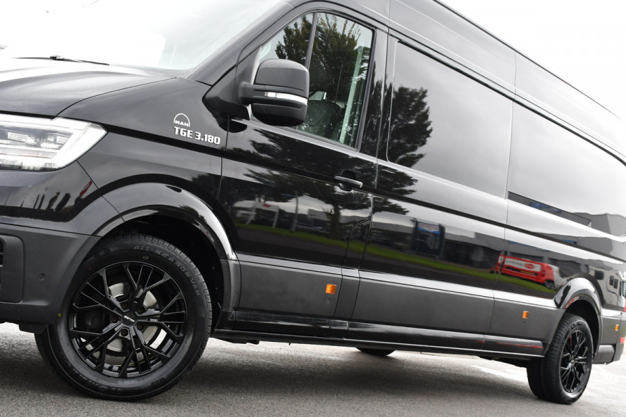 MAN TGE 35 2.0 L4H3 Black Edition Camera, Cruise, Carplay, LED, 177PK, Multimedia, Clima, Stoelverarming, Automaat, Uniek!