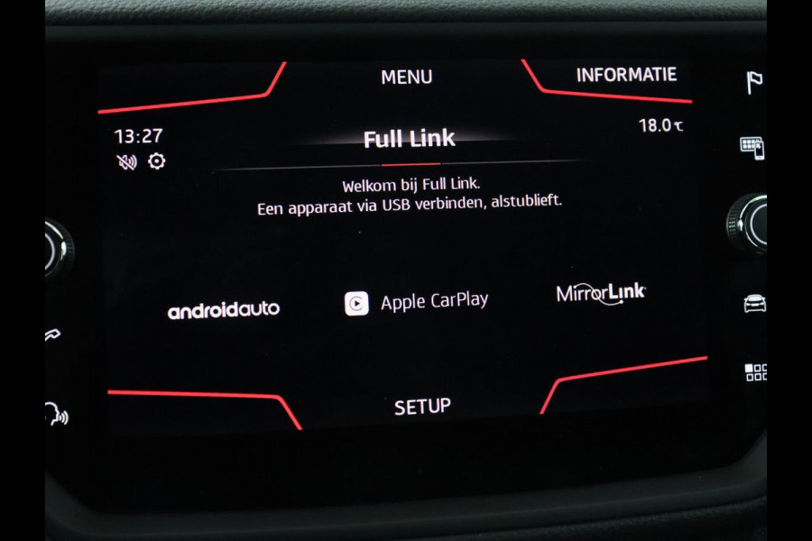 Seat Arona 1.0 TSI FR Intens | 87.800km NAP | Full LED | Virtual Cockpit | Beats Pack | Camera | Carplay | 18'' | Dodehoek detectie | Adaptive cruise | Parkeerhulp | Climate control | Navigatie | Keyless