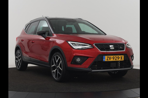 Seat Arona 1.0 TSI FR Intens | 87.800km NAP | Full LED | Virtual Cockpit | Beats Pack | Camera | Carplay | 18'' | Dodehoek detectie | Adaptive cruise | Parkeerhulp | Climate control | Navigatie | Keyless