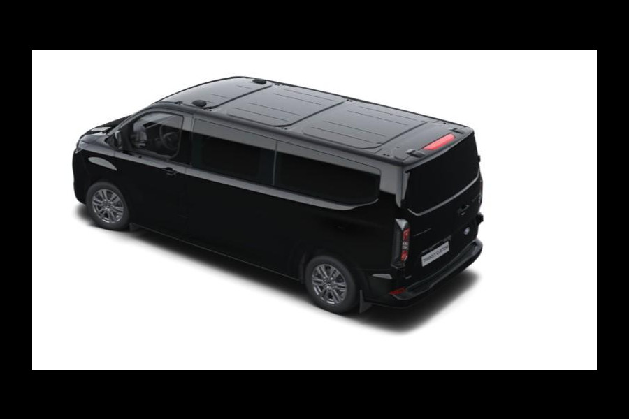Ford Transit Custom 340 2.5 PHEV L2H1 Limited 233pk | Kombi | Incl. BTW/BPM | Dubbele zijschuifdeur | Privacy Glass | Inklapbare trekhaak | 17 inch lichtmetalen velgen | Driver Assistance Pack Premium | Verwarmbaar stuurwiel