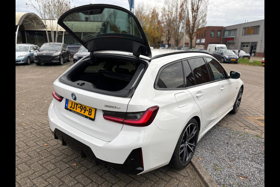BMW 3 Serie Touring 320e Touring M-Sport PRO PHEV NAVIGATIE 360 CAMERA SPORT STOELEN HALF LEDEREN BEKLEDING BLACK STYLE