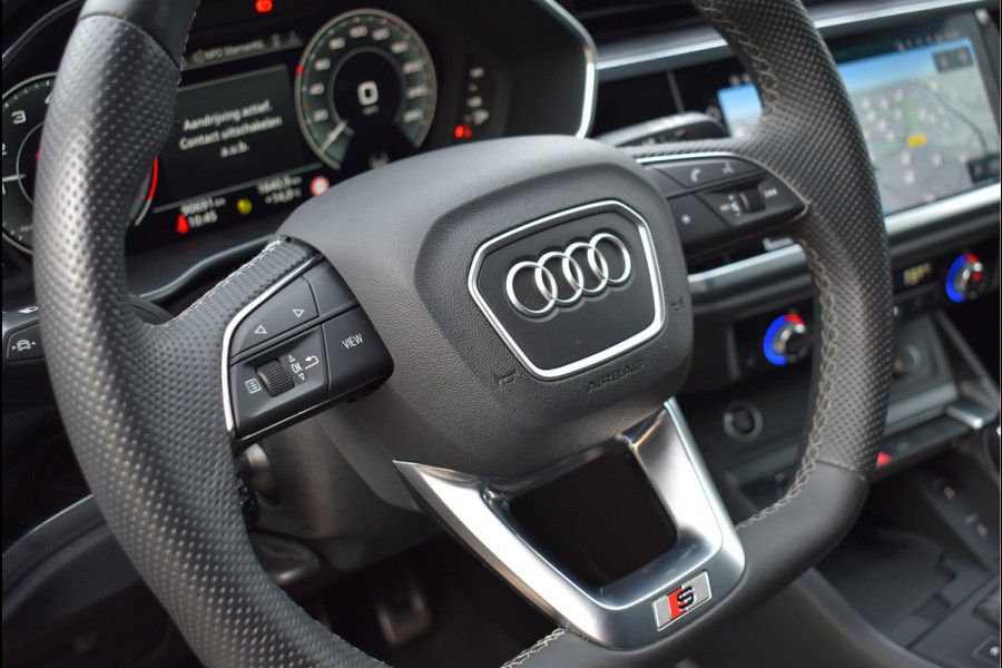 Audi Q3 Sportback 45 TFSI e S-Line 245 Pk Navi Leder Sfeer Keyless Trekhaak Matrix Nano Grijs Metallic