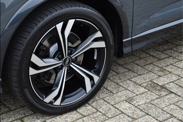 Audi Q3 Sportback 45 TFSI e S-Line 245 Pk Navi Leder Sfeer Keyless Trekhaak Matrix Nano Grijs Metallic