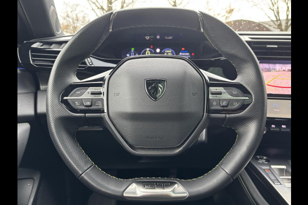Peugeot 308 1.6 Plug-in Hybrid 225 GT STUUR + STOELVERW. MET MASSAGE| ELEK. STOEL| PANO| 360 CAMERA| ELEK. ACHTERKLEP| DODE HOEK| KEYLESS