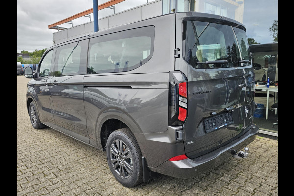 Ford Transit Custom 340 2.5 PHEV L2H1 Limited 233pk | Kombi |  Incl. BTW/BPM | Dubbele zijschuifdeur | Privacy Glass | Inklapbare trekhaak | 17 inch lichtmetalen velgen | Driver Assistance Pack Premium | Verwarmbaar stuurwiel
