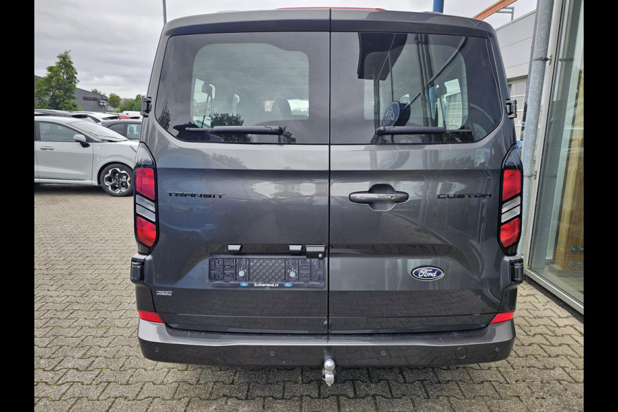 Ford Transit Custom 340 2.5 PHEV L2H1 Limited 233pk | Kombi |  Incl. BTW/BPM | Dubbele zijschuifdeur | Privacy Glass | Inklapbare trekhaak | 17 inch lichtmetalen velgen | Driver Assistance Pack Premium | Verwarmbaar stuurwiel