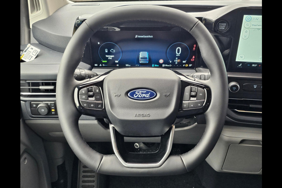 Ford Transit Custom 340 2.5 PHEV L2H1 Limited 233pk | Kombi |  Incl. BTW/BPM | Dubbele zijschuifdeur | Privacy Glass | Inklapbare trekhaak | 17 inch lichtmetalen velgen | Driver Assistance Pack Premium | Verwarmbaar stuurwiel