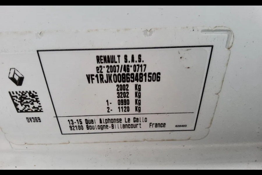 Renault Express 75 PK - EURO 6 - ZIJSCHUIFDEUR - VRG-35-Z