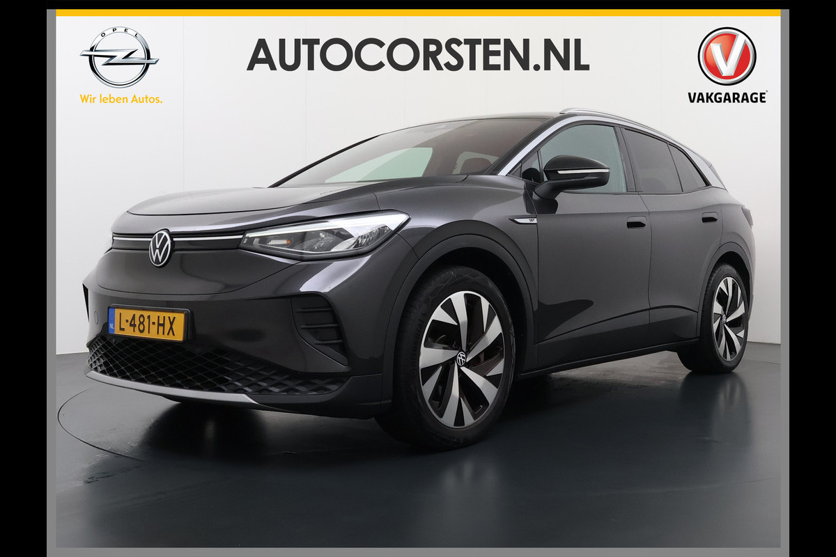 Volkswagen ID.4 Max 77kWh S.O.H. 92% Warmtepomp Trekhaak Camera Adap.Cruise + stop&go Apple Carplay Android Auto Navi Ecc Pdc Lmv 20" Led Privacy Glas DAB File assistent Matrix Led Keyless Origineel Nederlandse Auto