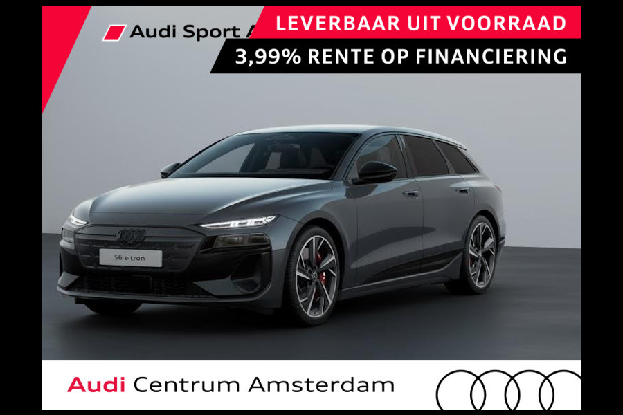 Audi S6 Avant e-tron 100kWh 503 pk Quattro Panoramadak | B&O Soundsystem | Head Up Display| Rode remzadels | Voorstoelen met geheugen | Massage stoelen | Luchtvering