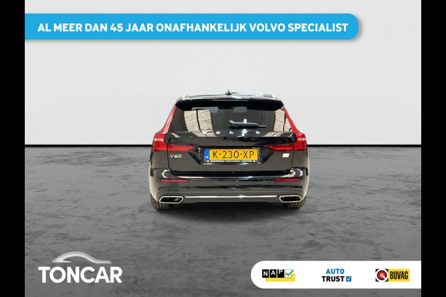 Volvo V60 2.0 T6 Recharge AWD Business Pro Cacao Leder 341pk ! | Skyroof | Trekhaak | Stoel- Stuur-, A-Bank verwarming | A-Camera