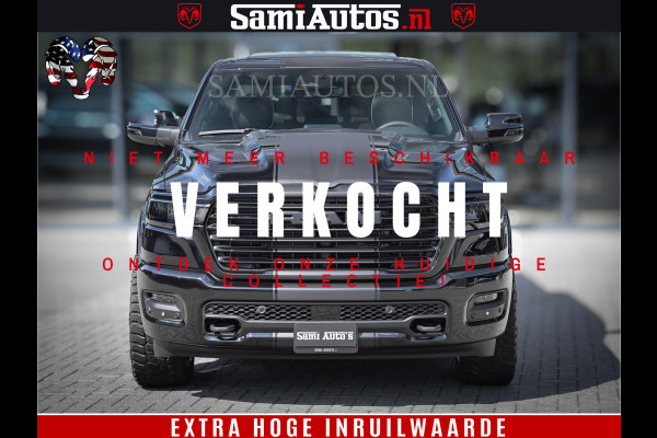 Dodge Ram 1500 Laramie Night | Face Lift | 420Pk 636 Nn | Extra Groot Scherm + Passagiers Scherm | Comfortabele Dubbele Cabine met Royale 5 Zitplaatsen | BPM vrij | Nu Leverbaar uit Voorraad | Voorraad Nr  2220 - 5039
