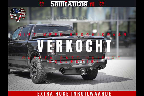 Dodge Ram 1500 Laramie Night | Face Lift | 420Pk 636 Nn | Extra Groot Scherm + Passagiers Scherm | Comfortabele Dubbele Cabine met Royale 5 Zitplaatsen | BPM vrij | Nu Leverbaar uit Voorraad | Voorraad Nr  2220 - 5039