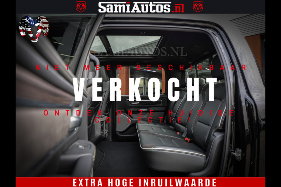 Dodge Ram 1500 Laramie Night | Face Lift | 420Pk 636 Nn | Extra Groot Scherm + Passagiers Scherm | Comfortabele Dubbele Cabine met Royale 5 Zitplaatsen | BPM vrij | Nu Leverbaar uit Voorraad | Voorraad Nr  2220 - 5039