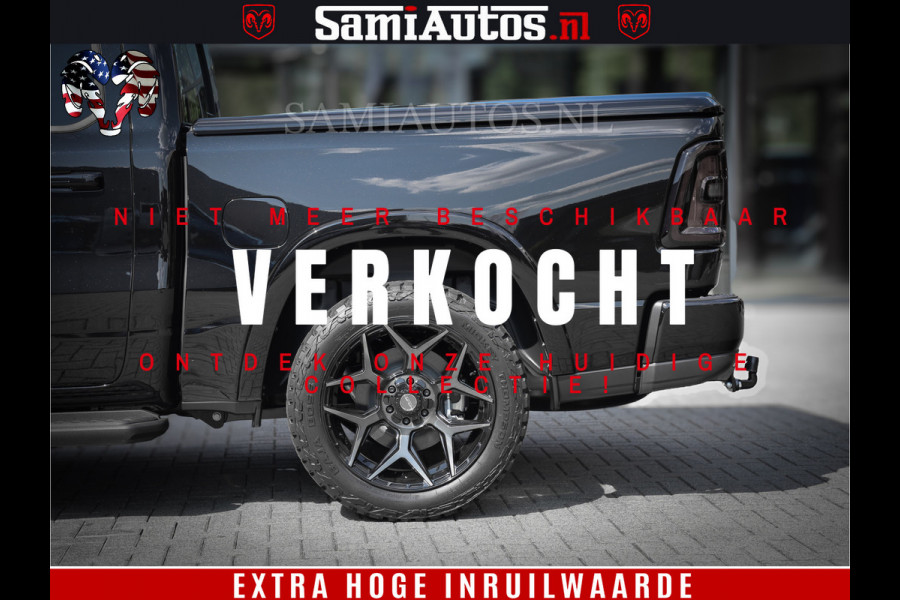 Dodge Ram 1500 Laramie Night | Face Lift | 420Pk 636 Nn | Extra Groot Scherm + Passagiers Scherm | Comfortabele Dubbele Cabine met Royale 5 Zitplaatsen | BPM vrij | Nu Leverbaar uit Voorraad | Voorraad Nr  2220 - 5039