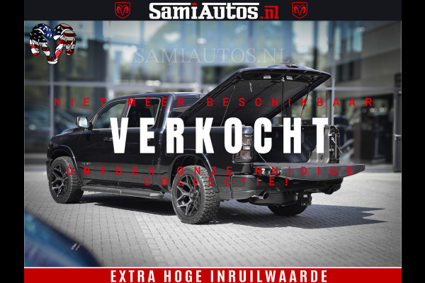 Dodge Ram 1500 Laramie Night | Face Lift | 420Pk 636 Nn | Extra Groot Scherm + Passagiers Scherm | Comfortabele Dubbele Cabine met Royale 5 Zitplaatsen | BPM vrij | Nu Leverbaar uit Voorraad | Voorraad Nr  2220 - 5039