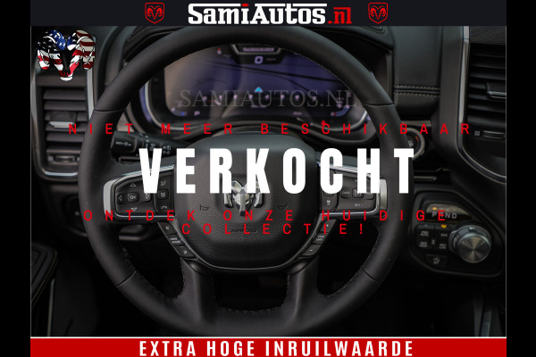 Dodge Ram 1500 Laramie Night | Face Lift | 420Pk 636 Nn | Extra Groot Scherm + Passagiers Scherm | Comfortabele Dubbele Cabine met Royale 5 Zitplaatsen | BPM vrij | Nu Leverbaar uit Voorraad | Voorraad Nr  2220 - 5039