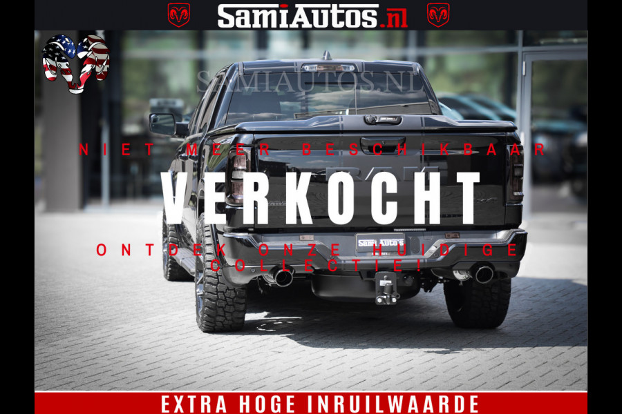 Dodge Ram 1500 Laramie Night | Face Lift | 420Pk 636 Nn | Extra Groot Scherm + Passagiers Scherm | Comfortabele Dubbele Cabine met Royale 5 Zitplaatsen | BPM vrij | Nu Leverbaar uit Voorraad | Voorraad Nr  2220 - 5039