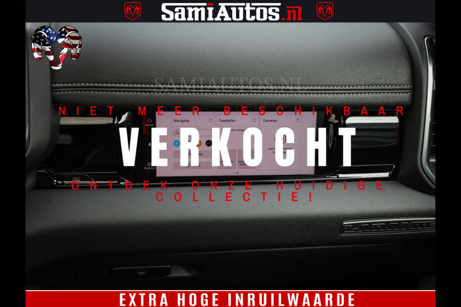 Dodge Ram 1500 Laramie Night | Face Lift | 420Pk 636 Nn | Extra Groot Scherm + Passagiers Scherm | Comfortabele Dubbele Cabine met Royale 5 Zitplaatsen | BPM vrij | Nu Leverbaar uit Voorraad | Voorraad Nr  2220 - 5039