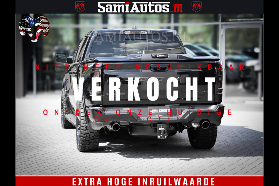 Dodge Ram 1500 Laramie Night | Face Lift | 420Pk 636 Nn | Extra Groot Scherm + Passagiers Scherm | Comfortabele Dubbele Cabine met Royale 5 Zitplaatsen | BPM vrij | Nu Leverbaar uit Voorraad | Voorraad Nr  2220 - 5039