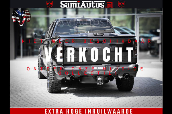 Dodge Ram 1500 Laramie Night | Face Lift | 420Pk 636 Nn | Extra Groot Scherm + Passagiers Scherm | Comfortabele Dubbele Cabine met Royale 5 Zitplaatsen | BPM vrij | Nu Leverbaar uit Voorraad | Voorraad Nr  2220 - 5039