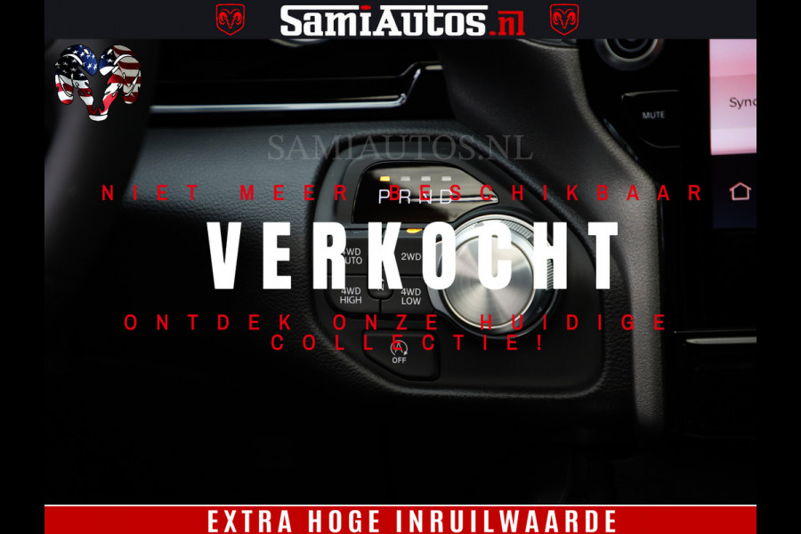 Dodge Ram 1500 Laramie Night | Face Lift | 420Pk 636 Nn | Extra Groot Scherm + Passagiers Scherm | Comfortabele Dubbele Cabine met Royale 5 Zitplaatsen | BPM vrij | Nu Leverbaar uit Voorraad | Voorraad Nr  2220 - 5039