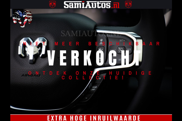Dodge Ram 1500 Laramie Night | Face Lift | 420Pk 636 Nn | Extra Groot Scherm + Passagiers Scherm | Comfortabele Dubbele Cabine met Royale 5 Zitplaatsen | BPM vrij | Nu Leverbaar uit Voorraad | Voorraad Nr  2220 - 5039