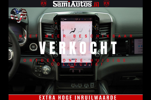 Dodge Ram 1500 Laramie Night | Face Lift | 420Pk 636 Nn | Extra Groot Scherm + Passagiers Scherm | Comfortabele Dubbele Cabine met Royale 5 Zitplaatsen | BPM vrij | Nu Leverbaar uit Voorraad | Voorraad Nr  2220 - 5039