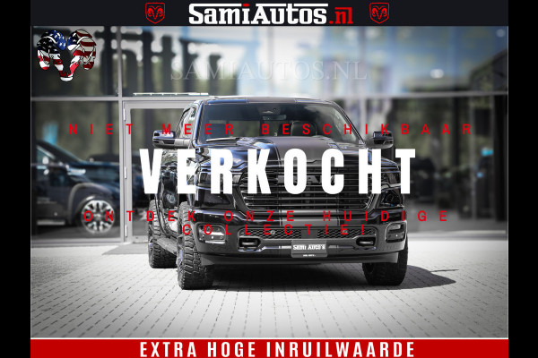 Dodge Ram 1500 Laramie Night | Face Lift | 420Pk 636 Nn | Extra Groot Scherm + Passagiers Scherm | Comfortabele Dubbele Cabine met Royale 5 Zitplaatsen | BPM vrij | Nu Leverbaar uit Voorraad | Voorraad Nr  2220 - 5039
