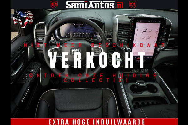 Dodge Ram 1500 Laramie Night | Face Lift | 420Pk 636 Nn | Extra Groot Scherm + Passagiers Scherm | Comfortabele Dubbele Cabine met Royale 5 Zitplaatsen | BPM vrij | Nu Leverbaar uit Voorraad | Voorraad Nr  2220 - 5039