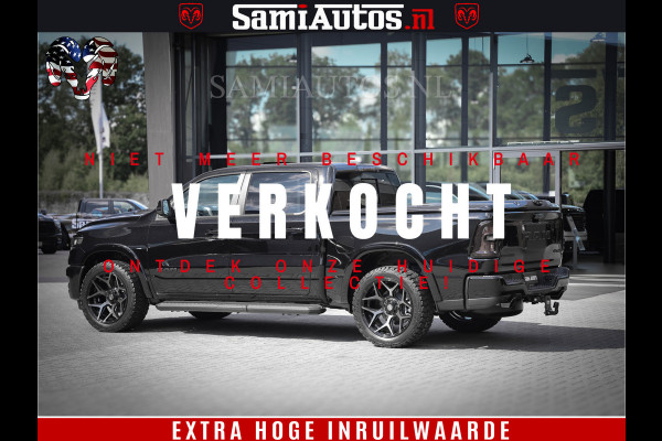 Dodge Ram 1500 Laramie Night | Face Lift | 420Pk 636 Nn | Extra Groot Scherm + Passagiers Scherm | Comfortabele Dubbele Cabine met Royale 5 Zitplaatsen | BPM vrij | Nu Leverbaar uit Voorraad | Voorraad Nr  2220 - 5039