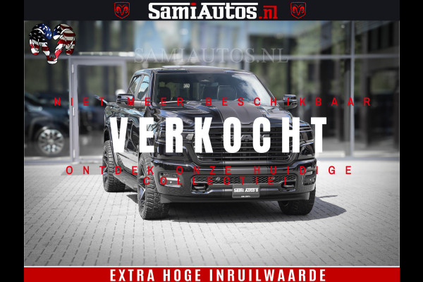 Dodge Ram 1500 Laramie Night | Face Lift | 420Pk 636 Nn | Extra Groot Scherm + Passagiers Scherm | Comfortabele Dubbele Cabine met Royale 5 Zitplaatsen | BPM vrij | Nu Leverbaar uit Voorraad | Voorraad Nr  2220 - 5039