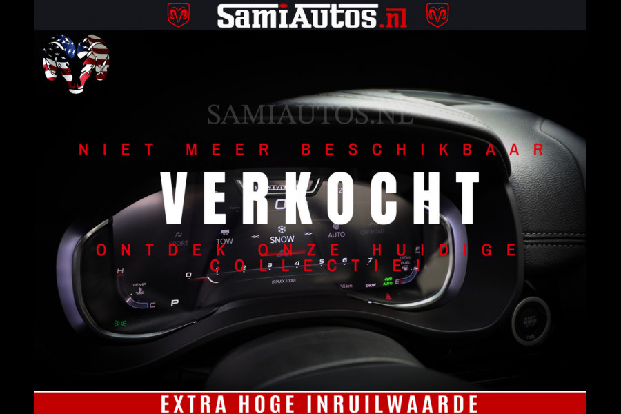 Dodge Ram 1500 Laramie Night | Face Lift | 420Pk 636 Nn | Extra Groot Scherm + Passagiers Scherm | Comfortabele Dubbele Cabine met Royale 5 Zitplaatsen | BPM vrij | Nu Leverbaar uit Voorraad | Voorraad Nr  2220 - 5039