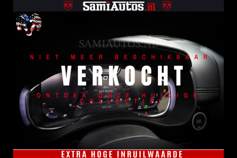 Dodge Ram 1500 Laramie Night | Face Lift | 420Pk 636 Nn | Extra Groot Scherm + Passagiers Scherm | Comfortabele Dubbele Cabine met Royale 5 Zitplaatsen | BPM vrij | Nu Leverbaar uit Voorraad | Voorraad Nr  2220 - 5039