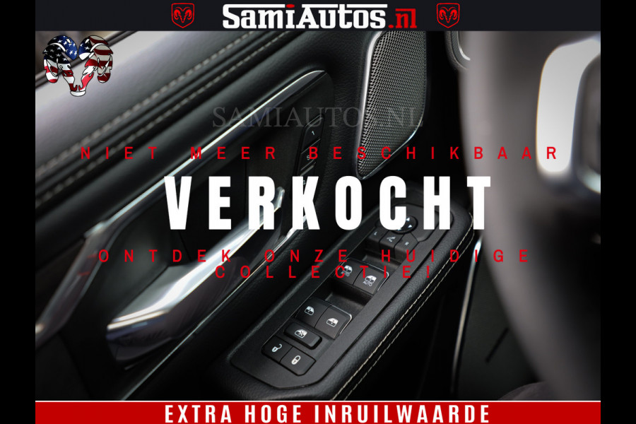 Dodge Ram 1500 Laramie Night | Face Lift | 420Pk 636 Nn | Extra Groot Scherm + Passagiers Scherm | Comfortabele Dubbele Cabine met Royale 5 Zitplaatsen | BPM vrij | Nu Leverbaar uit Voorraad | Voorraad Nr  2220 - 5039