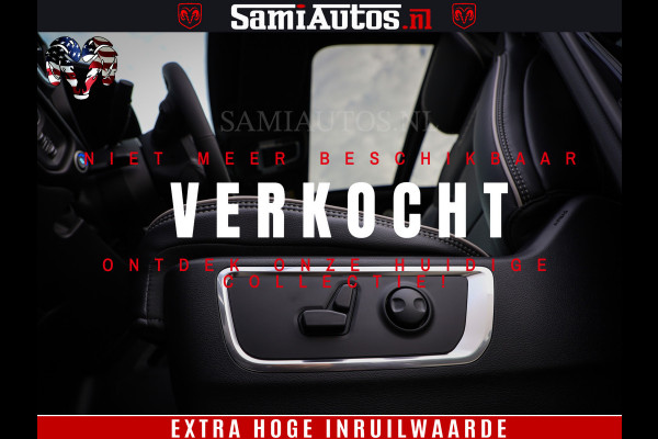 Dodge Ram 1500 Laramie Night | Face Lift | 420Pk 636 Nn | Extra Groot Scherm + Passagiers Scherm | Comfortabele Dubbele Cabine met Royale 5 Zitplaatsen | BPM vrij | Nu Leverbaar uit Voorraad | Voorraad Nr  2220 - 5039