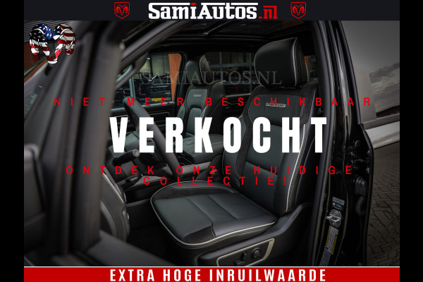 Dodge Ram 1500 Laramie Night | Face Lift | 420Pk 636 Nn | Extra Groot Scherm + Passagiers Scherm | Comfortabele Dubbele Cabine met Royale 5 Zitplaatsen | BPM vrij | Nu Leverbaar uit Voorraad | Voorraad Nr  2220 - 5039