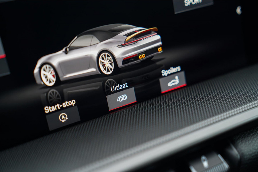 Porsche 911 Cabrio 3.0 Carrera | Sport Uitlaat | PASM Sport Suspension | LED Bi Xenon | Stoelverwarming | Aventuringroen | DAB+