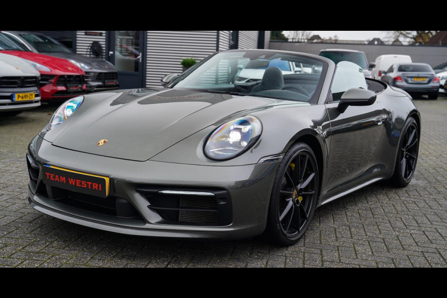 Porsche 911 Cabrio 3.0 Carrera | Sport Uitlaat | PASM Sport Suspension | LED Bi Xenon | Stoelverwarming | Aventuringroen | DAB+