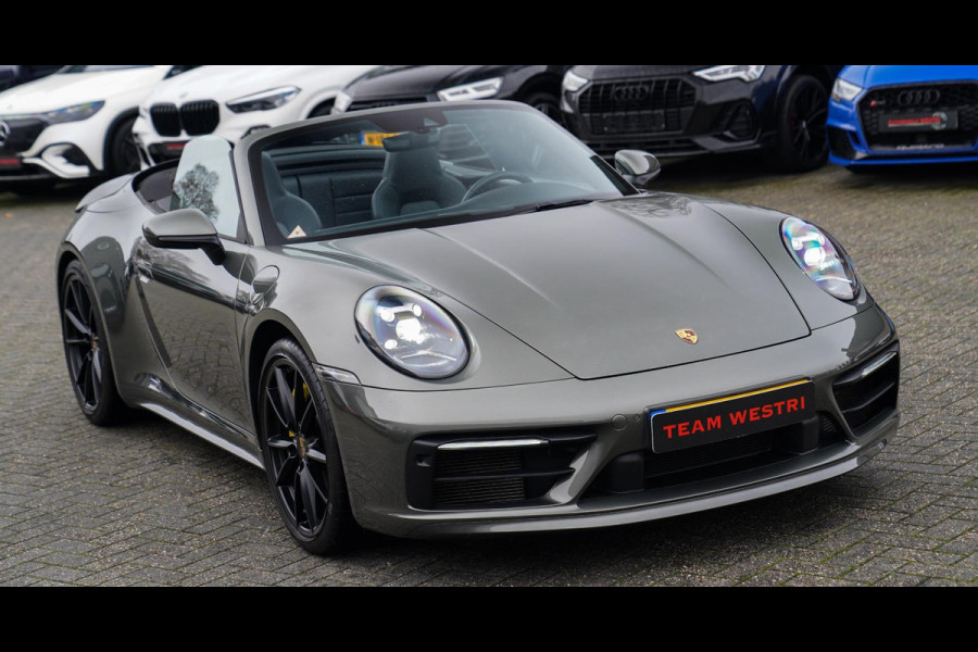 Porsche 911 Cabrio 3.0 Carrera | Sport Uitlaat | PASM Sport Suspension | LED Bi Xenon | Stoelverwarming | Aventuringroen | DAB+
