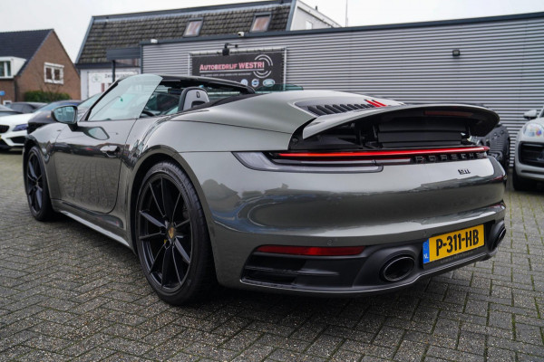 Porsche 911 Cabrio 3.0 Carrera | Sport Uitlaat | PASM Sport Suspension | LED Bi Xenon | Stoelverwarming | Aventuringroen | DAB+