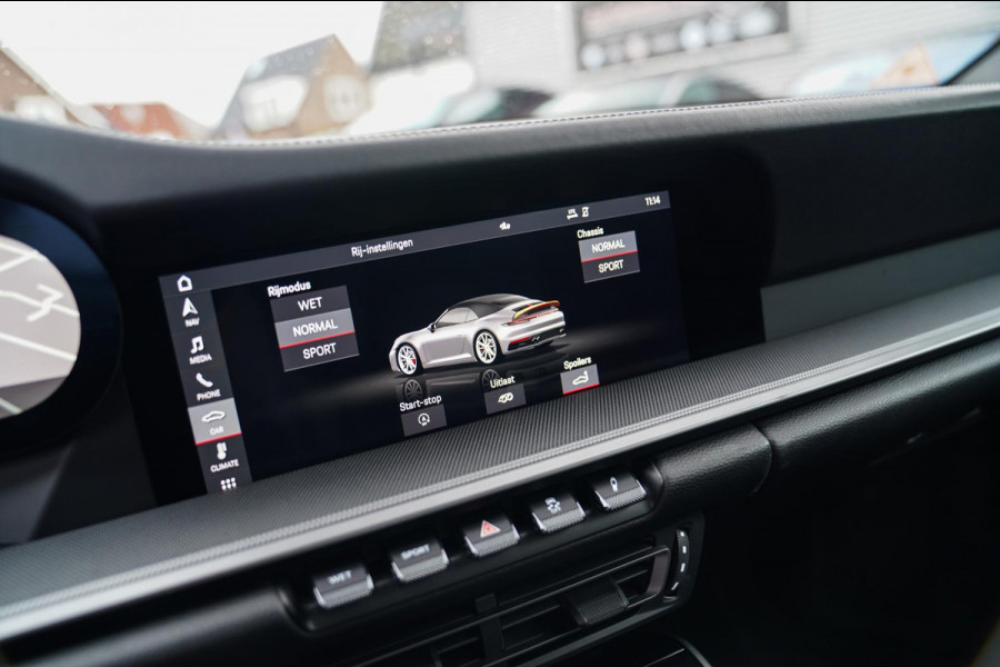 Porsche 911 Cabrio 3.0 Carrera | Sport Uitlaat | PASM Sport Suspension | LED Bi Xenon | Stoelverwarming | Aventuringroen | DAB+