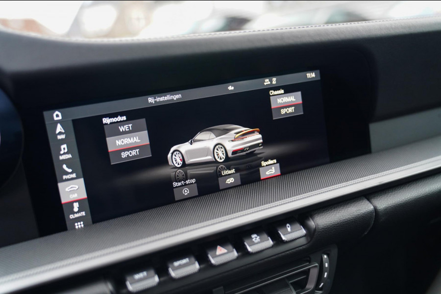 Porsche 911 Cabrio 3.0 Carrera | Sport Uitlaat | PASM Sport Suspension | LED Bi Xenon | Stoelverwarming | Aventuringroen | DAB+