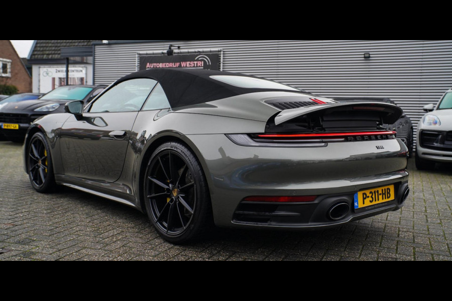 Porsche 911 Cabrio 3.0 Carrera | Sport Uitlaat | PASM Sport Suspension | LED Bi Xenon | Stoelverwarming | Aventuringroen | DAB+