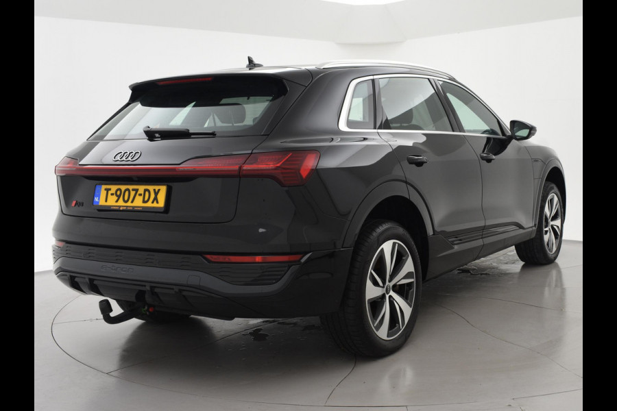 Audi Q8 e-tron 55 QUATTRO 115 kWh 408 PK S EDITION S-LINE + TREKHAAK 1800 KG | LUCHTVERING | HEAD-UP | LEDER SPORTINTERIEUR