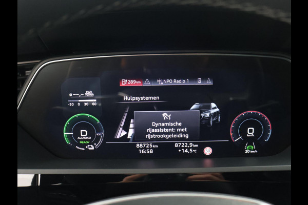 Audi Q8 e-tron 55 QUATTRO 115 kWh 408 PK S EDITION S-LINE + TREKHAAK 1800 KG | LUCHTVERING | HEAD-UP | LEDER SPORTINTERIEUR