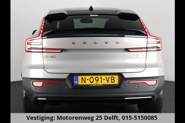 Volvo C40 RECHARGE TWIN INTRO AWD 78 KW/408 PK ACCU 92% BIJNA 2022.GARANTIE TOT 2032** 1800 KG TREKGEWICHT. PANODAK