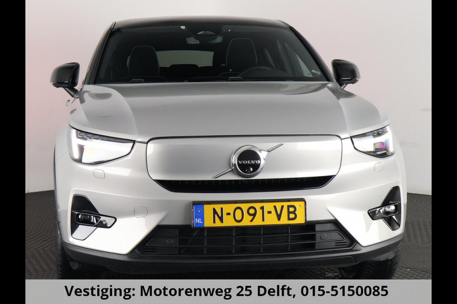 Volvo C40 RECHARGE TWIN INTRO AWD 78 KW/408 PK ACCU 92% BIJNA 2022.GARANTIE TOT 2032** 1800 KG TREKGEWICHT. PANODAK