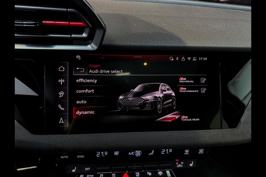Audi RS3 Sportback 2.5 TFSI quattro PPF|RS-Schaalstoelen|Sonos|MatteGrijs|HUD|Alcantara|Vol!